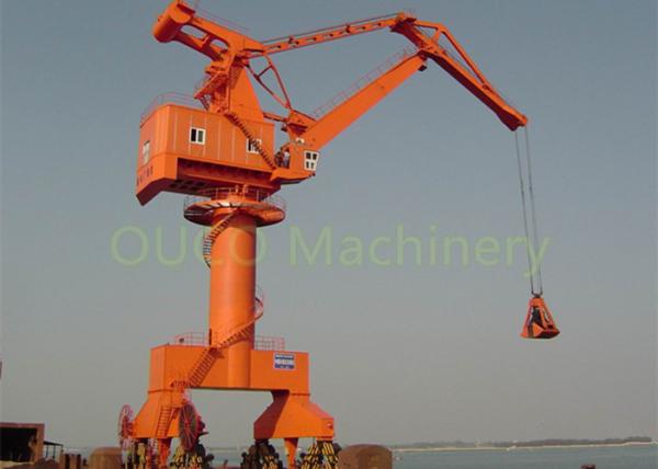 25 Ton Port Crane Harbour Electrical Stationary Space Saving Small Installation Area