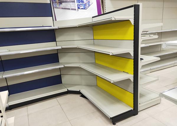 Supermarket Fruit And Veg Shelving , Metal Utility Storage Shelves