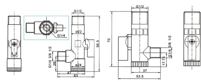 размер G1/4 порта клапана Drainer автотаймера 16bar», G3/8», G1/2» для системы компрессора воздуха