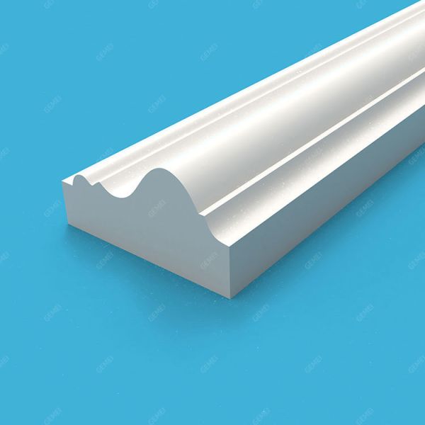 GD-85011 43mm Factory Price Formaldehyde Free House Reconstruction PU Flat Wall Moulding