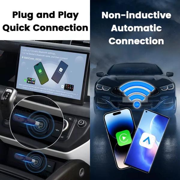 Bluetooth Version 5.4 Carlinkit Ultra Wireless Carplay Adapter for iPhone and Android
