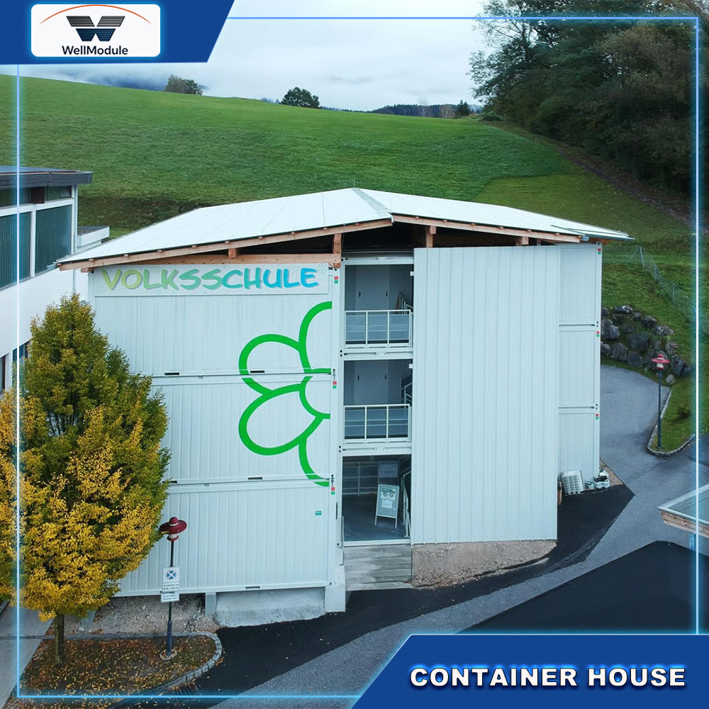 Prefabricated Container House with Steel Structure for Construction Camp, Worker Accommodation, Site Office and Temporary Housing Solutions