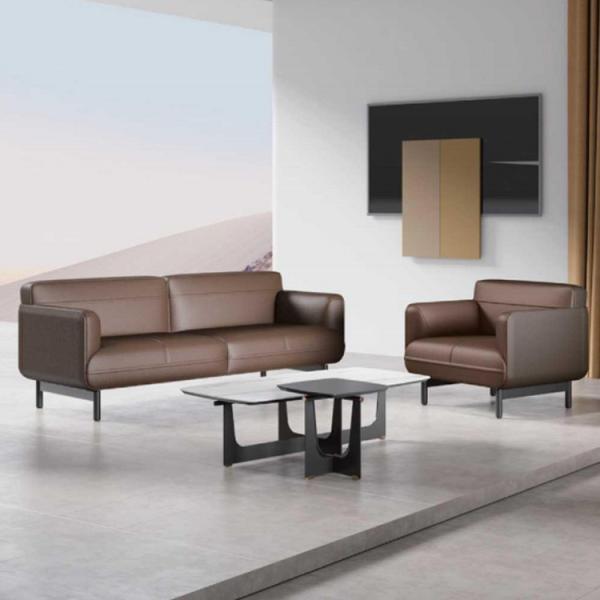 Leather Reception Office Furniture Sofa Sectional Two Seater Sofa