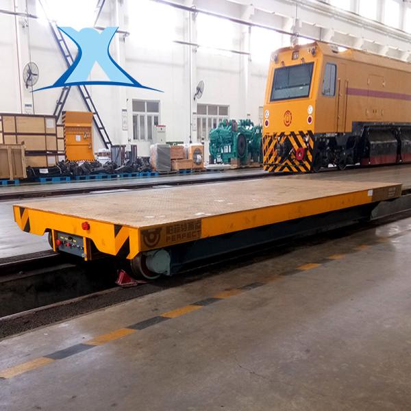 Heat Resistant Steel Coil Transfer Trolley Battery Powered Flexible Work
