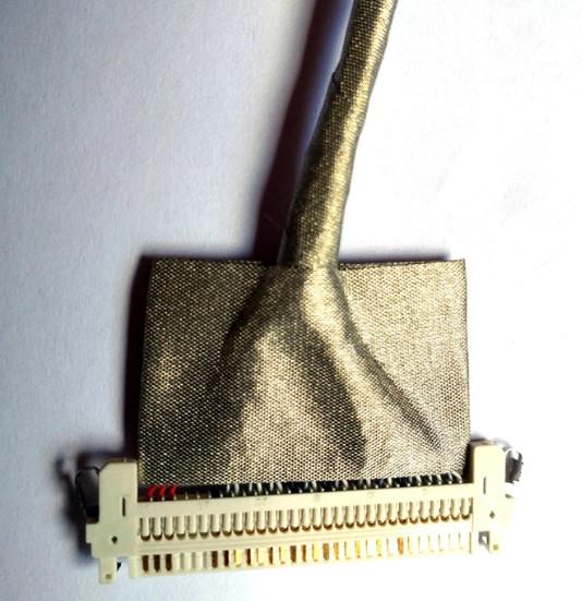 300mm LVDS Wire Harness HRS Single Shield Flexible Coaxial Cable Assembly