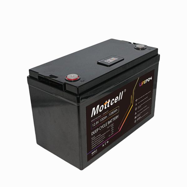 3000-5000 Ciclos 100Ah Lifepo4 M8 12V Bateria recarregável para necessidades industriais