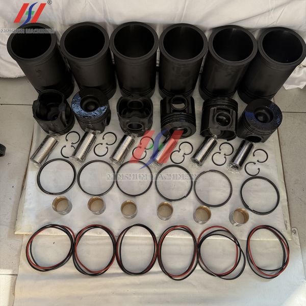 6D125 Cylinder Liner Assembly Komatsu Diesel Engine Overhaul Parts