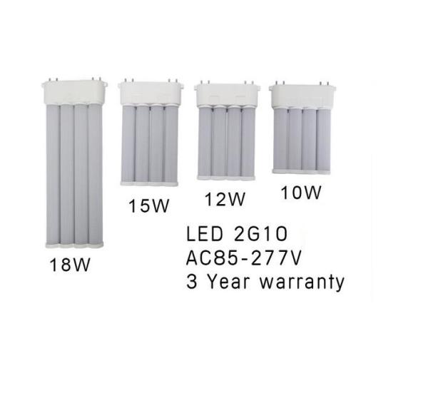 TYPE A+B 2G10 led PL light 15W CRI80 120LM/W 2835smd  AC85-277V Three-year warranty