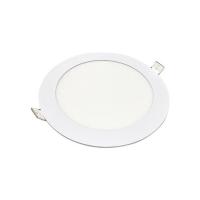 Luz de painel redondo LED de sombra de lâmpada fina com 0-10V Dimmable, 120LM/W IP44 Classificado CE e certificado RoHS