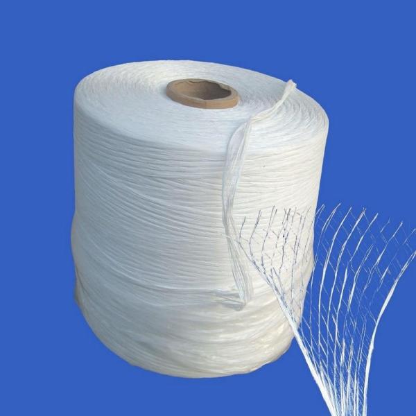 Excellent Flexibility Twisted Fibrillated PP Filler Yarn For Cable And Wire