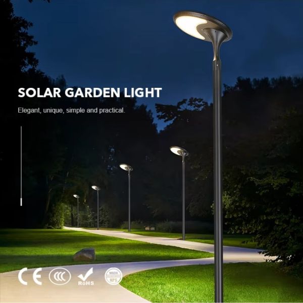 LED Solar Garden Lights Outdoor Waterproof Solar Yard Lights with High Brightness LED Beads