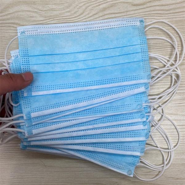 Woven 3 Ply Face Mask Surgical Disposable Medical Grade Anti Virus Bule
