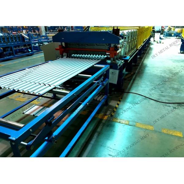 1250mm 380v Metal Roofing Sheet Making Machine Plc Automatic