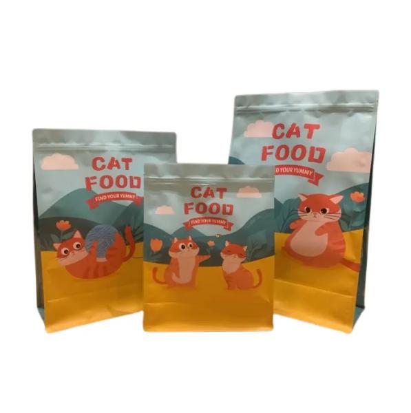 Sac d'alimentation pour animaux avec encoche déchirante pour les sacs d'emballage de friandises pour chiens