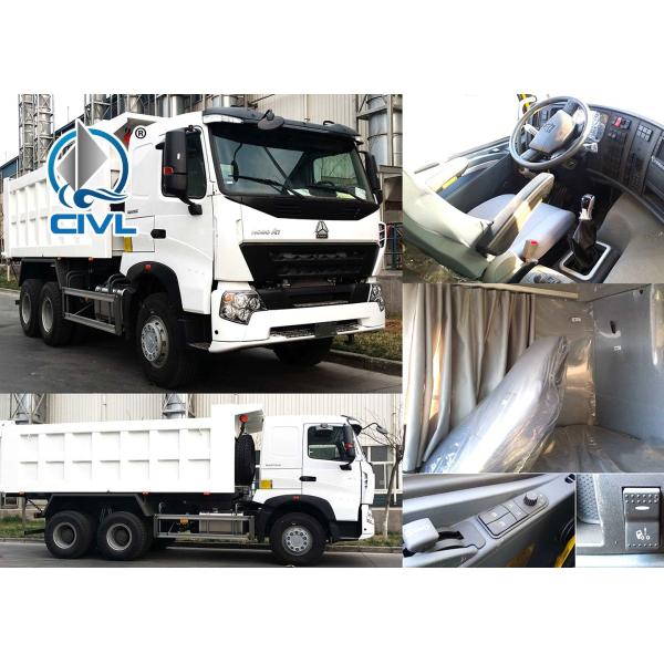 Unloading Sinotruk HOWO 6x4 Tipper Truck Heavy Duty Dump Truck 336HP