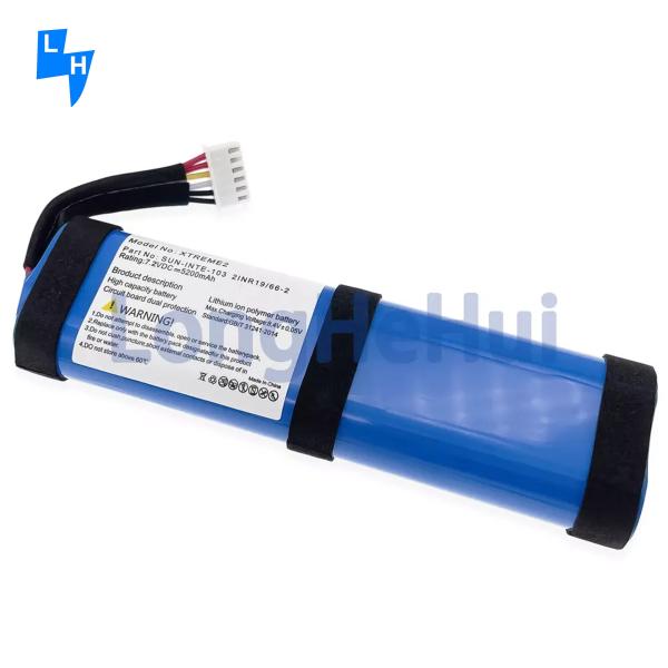 Долговечная батарея 7,2 В 5200 мАч для JBL-Xtreme Speaker 2INR19/66-2 SUN-INTE-103