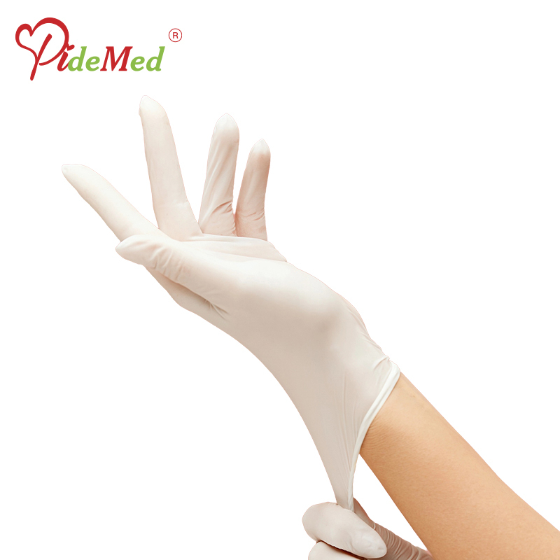 ISO 9001 Certified Latex Powdered Gloves OEM Disposable Medical Gloves
