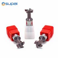 Moulins à extrémité personnalisés à carbure CNC T Slot Milling Cutter pour l'usinage des métaux