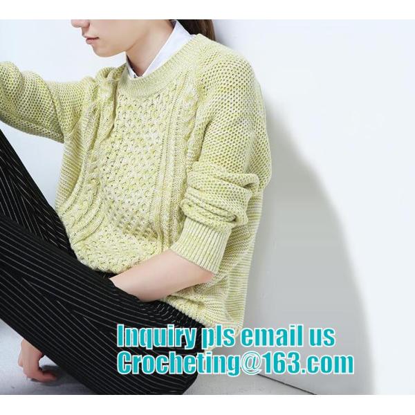 Women Winter Sweater Casual Twisted O-Neck Loose Long Sleeve Sweater Female Solid Cotton Sweaters