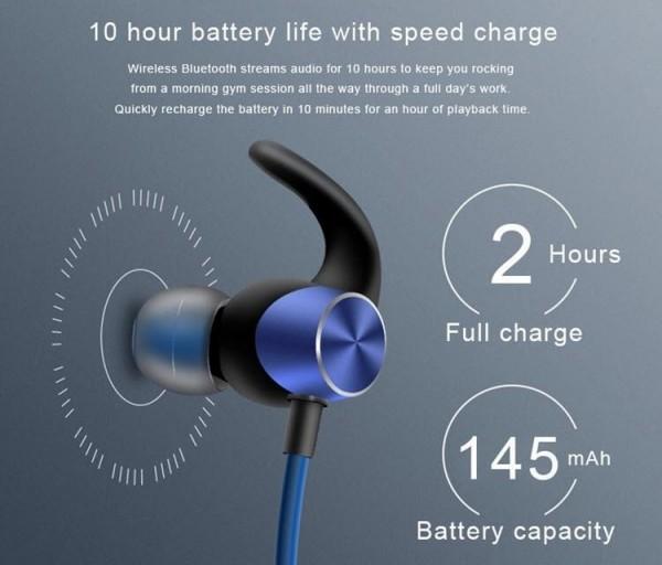 OEM Rechargeable In ear Wireless Earphone Headset Neckband Mini Bluetooth Sport Wireless