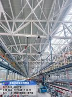 8 Ft Industrial Ceiling HVLS Fans For Commercial Entertainment Area
