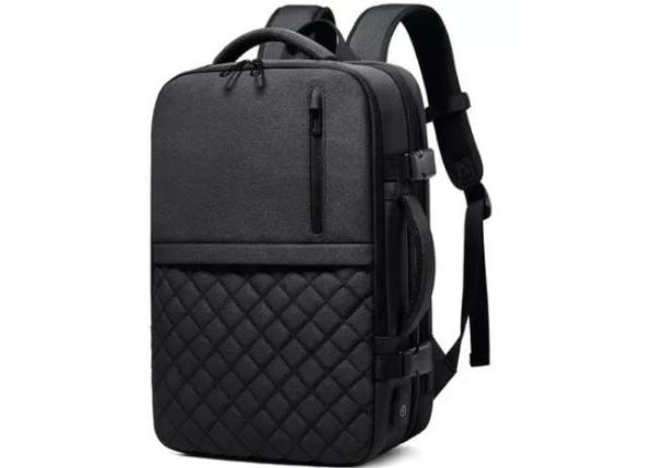Polyester Laptop Business Casual Backpack Multipurpose With USB Charging