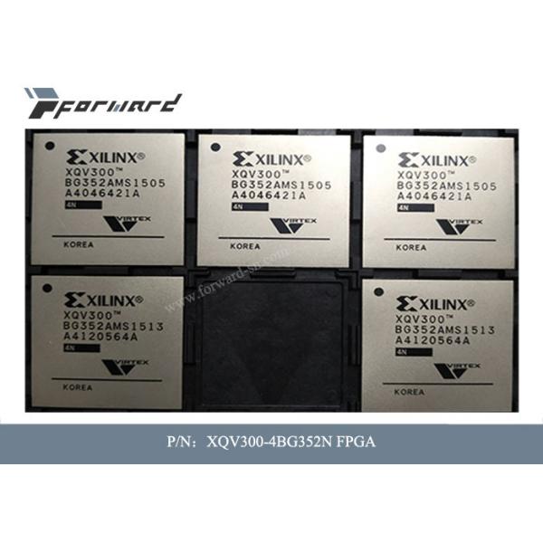 ПЛАСТМАССА пакета частей XQV300-4BG352N Xilinx FPGA авиации, BGA-352