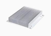 OEM Silvery Anodized Aluminum High Power Heat Sink Extrusion Profiles With CNC Machining