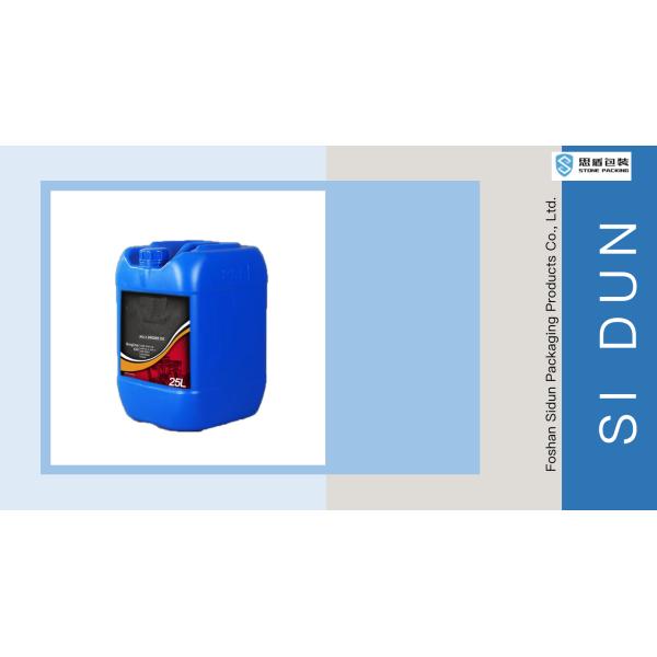 Leakproof Empty Plastic Barrel 25L Square HDPE Plastic Drums For Liquid Storage