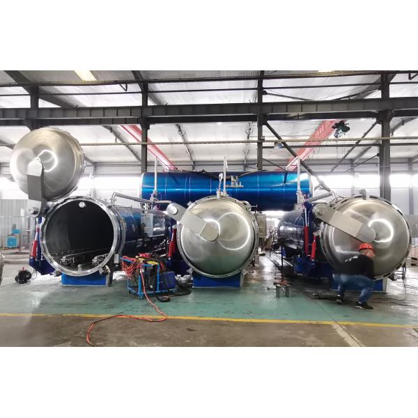 3P Voltage Industrial Canning Autoclave Retort Machine with Automatic Batch Operation