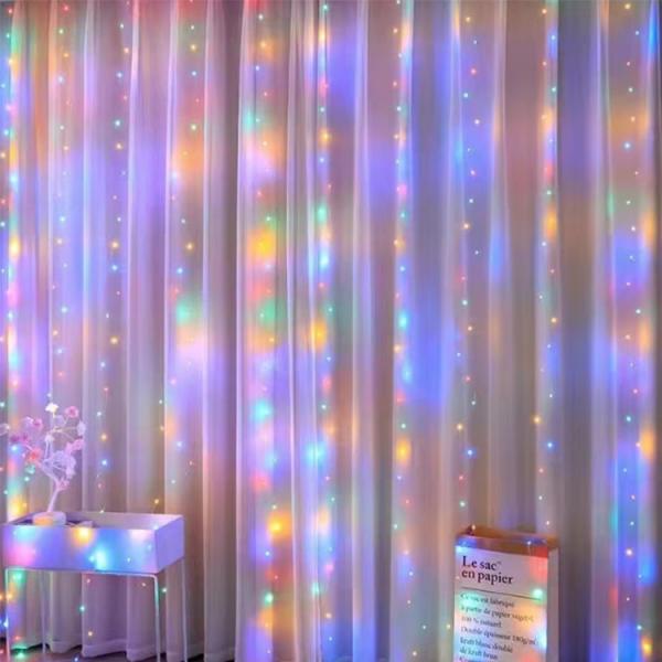 Lifespan hours 10000 3*3M 220-240V LED Light String Curtain for Stage Room Decoration