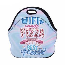 Fashion Neoprene Insulated Tote Lunch Bag For Kids Waterproof Cooler Tote Bag