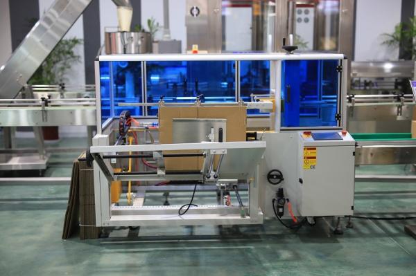 8-12 caixas/minuto Máquina de embalagem automática de caixa de aço inoxidável