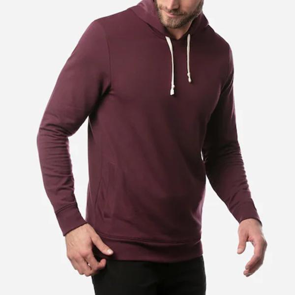 Factory High Quality Cotton Blank Plain Embroidery Pullover Sweatshirts Hoodies For Men