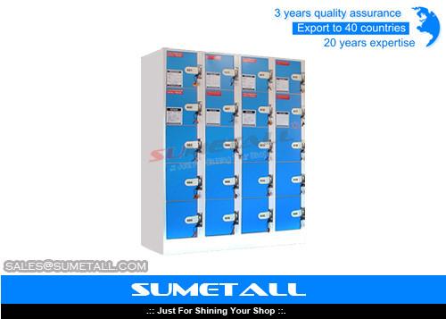 Safety Metal Parcel Locker Shopping Lockers For Grocery Store / Supermarket