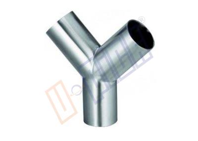 Y Style Welding 304 Stainless Steel Pipe Fittings For Pipeline Connection
