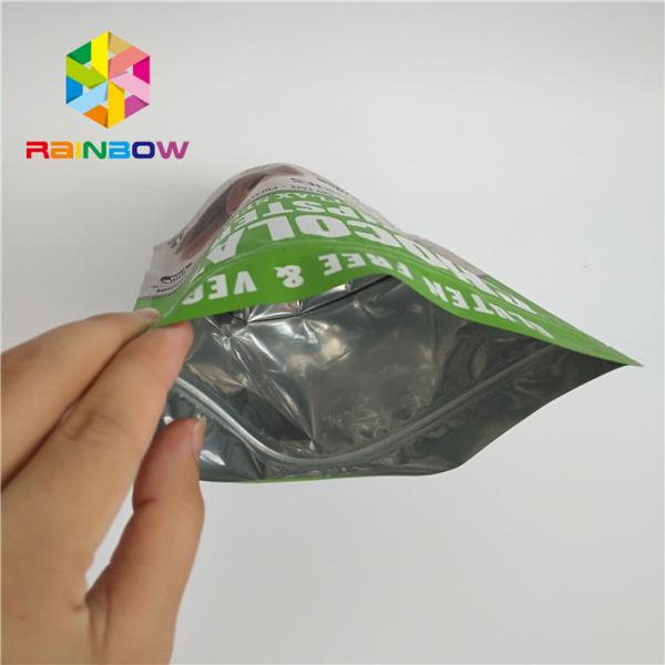 Hoja Ziplock del bolso de la bolsa plástica laminada para el café/el caramelo/los frutos secos