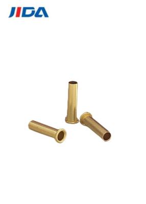 JIDA Crimped Tubular Hollow Brass Rivets For Leather Φ2x8.5