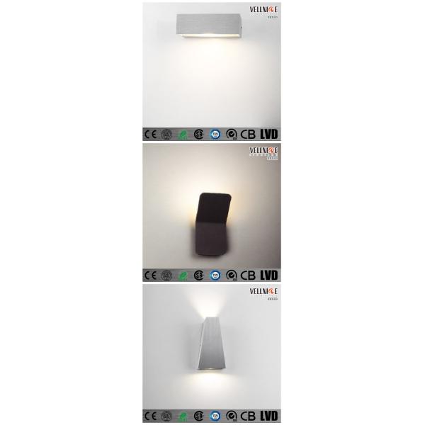 Pure Aluminum Interior Wall Lights High Voltage Energy Saving Indoor LED Lamps