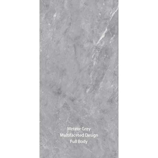 600x1200mm Glazed Porcelain Stone Imitation Texture Meteor Grey Tile
