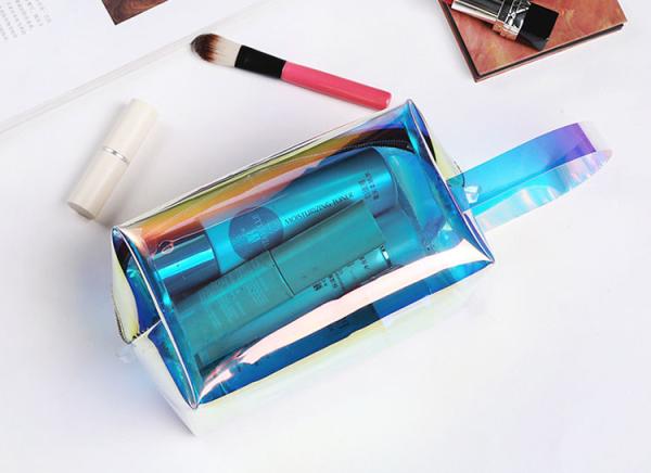 Transparent laser TPU cosmetic bag small portable lady ins wind super fire makeup bags with large capacity