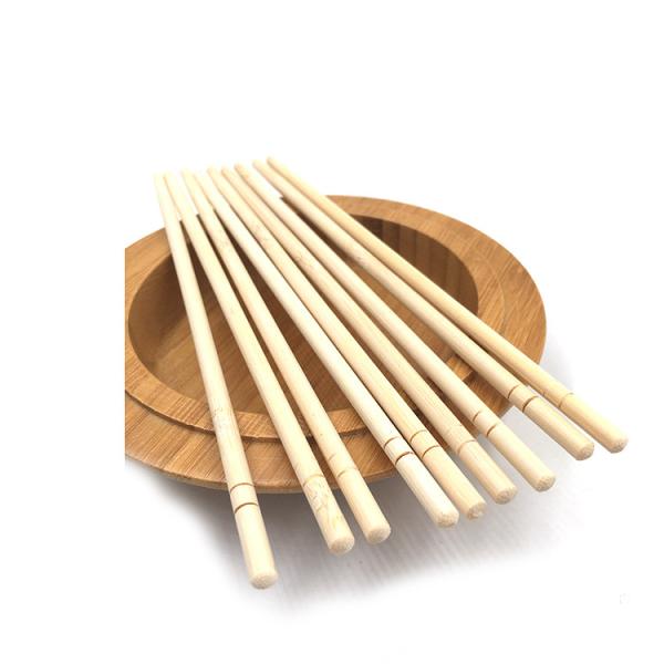 Modern Style Disposable Natural Bamboo Round Chopsticks with OPP Package in Large Quantity