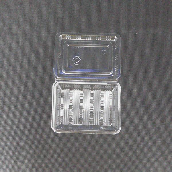 cake plastic box or fruit pastry disposable plastic box disposable transparent food box for supermarket or