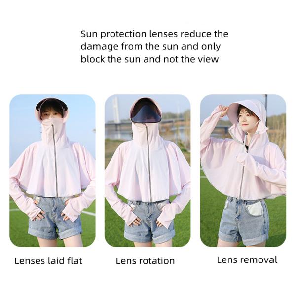 Ice Silk Lens Sun Protection Jacket Outdoor Fishing Gear Uv Protection Clothing