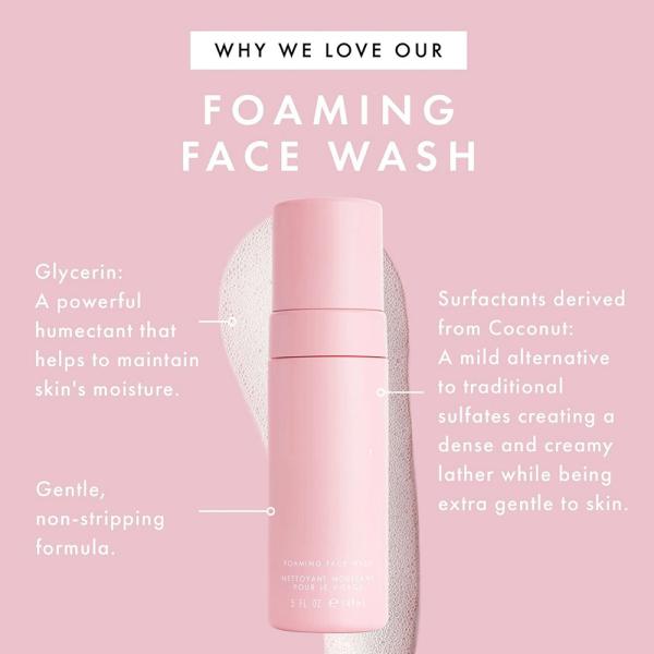 Private Label Facial Foam Cleanser OEM Skincare Korea Watermelon Glycerin Face Wash