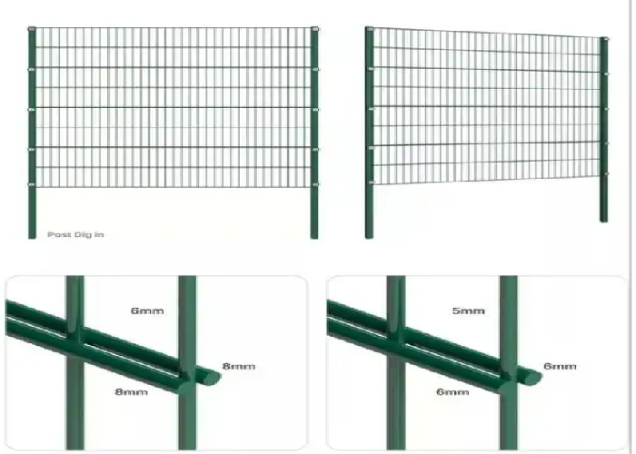 Corrosion-Proof Double Horizontal Wire Guardrail for Scenic Spot Trail Protection