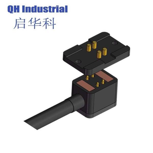 Good Price 2.8mm Pitch Mating Usb Cable Magnetic Wearable Device Charging Connector 4 Pin Pogo Pin Magnetic Connector
