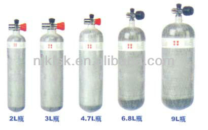 6.8L SCBA Compressed Air Breathing Apparatus 30 MPa with 60Min Service Time