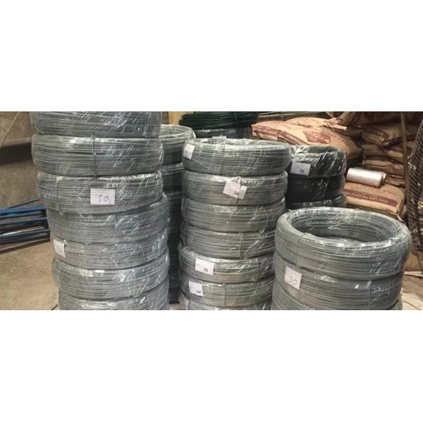 железная проволока веса катушки 0.5-50kg пластиковая покрытая для сада