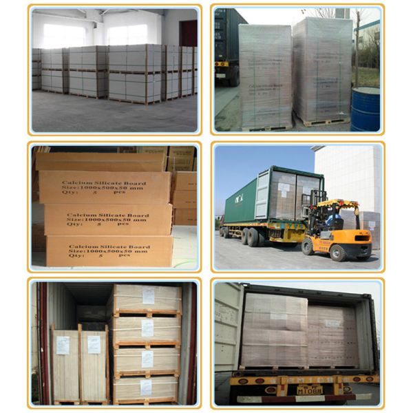 Lightweight 240kg/m3 Calcium Silicate Board Sound Insulation Water Resistant Fireproof